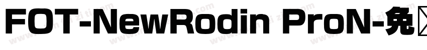 FOT-NewRodin ProN字体转换